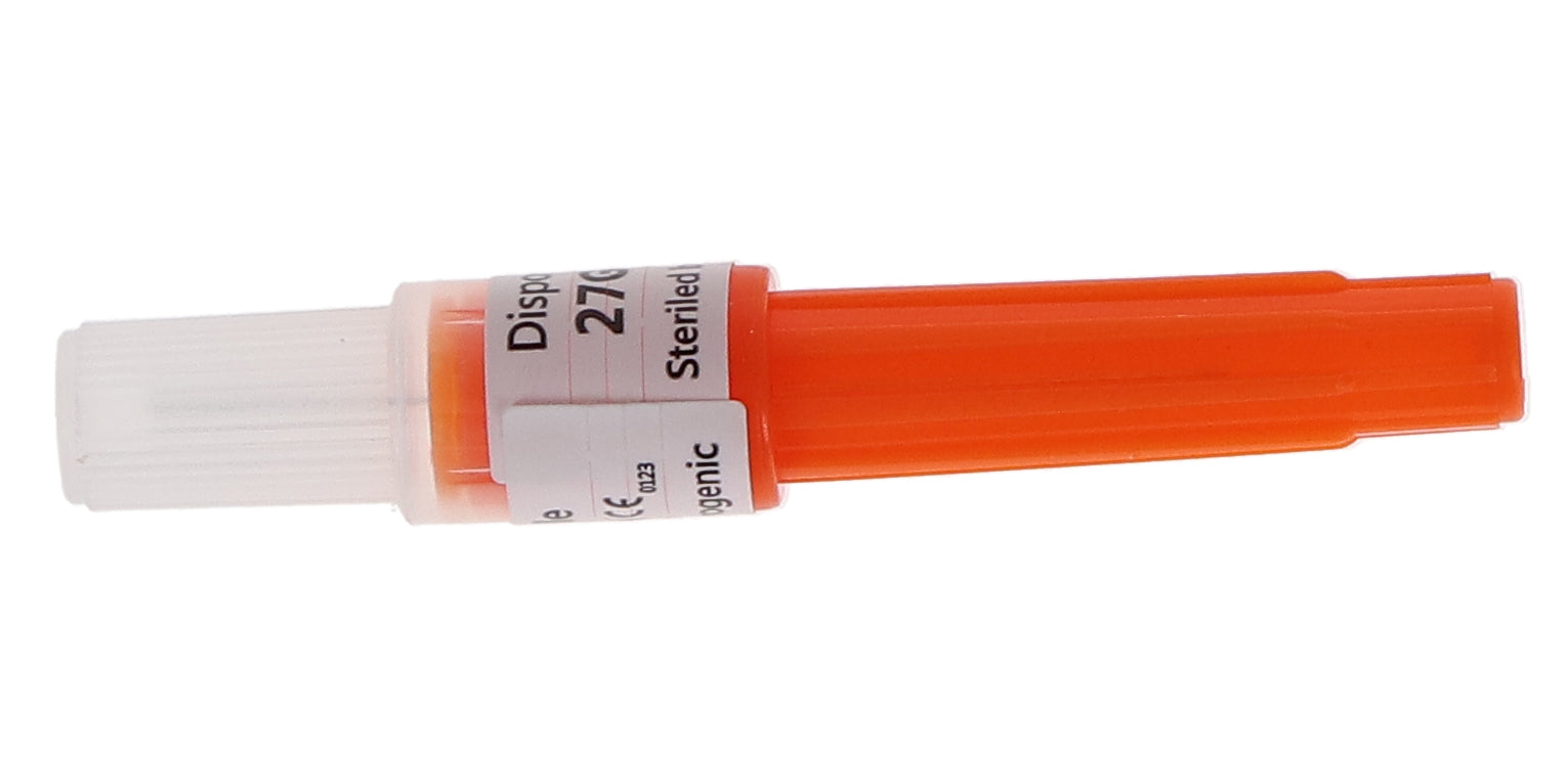 House Brand Dentistry 107121 Premium Dental Needles 27 Gauge 21mm Short 0.4 100/Pk House Brand Dentistry 107121 Premium Dental Needles 27 Gauge 21mm Short 0.4 100/Pk